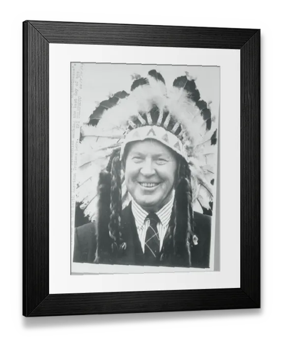 Framed Print : Prime Minister Lester Pearson