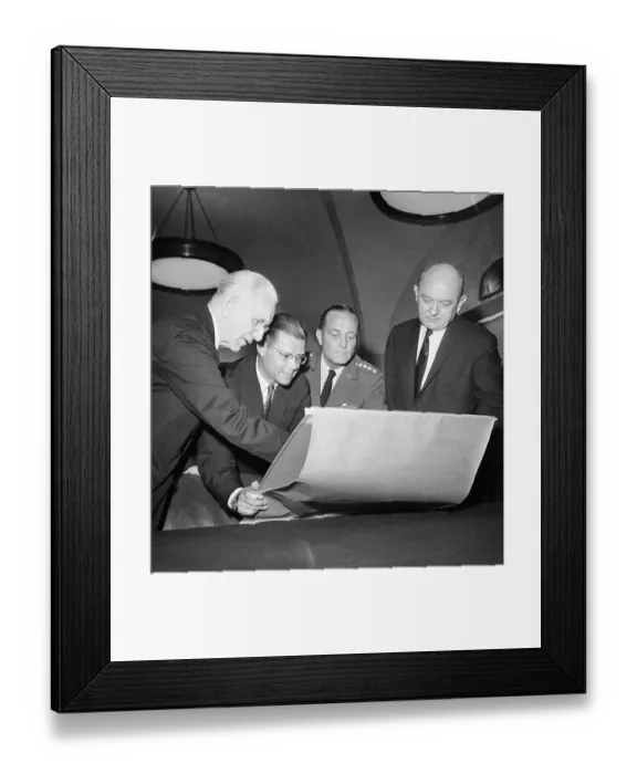Framed Print : Leaders Discussing Vietnam Developments Framed Print : Leaders Discussing Vietnam Developments