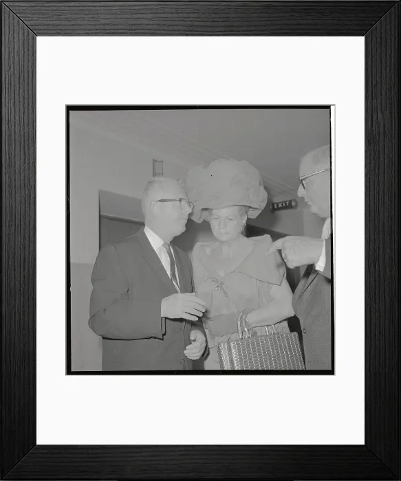 Framed Print : Gladys Towles Root with George Forde