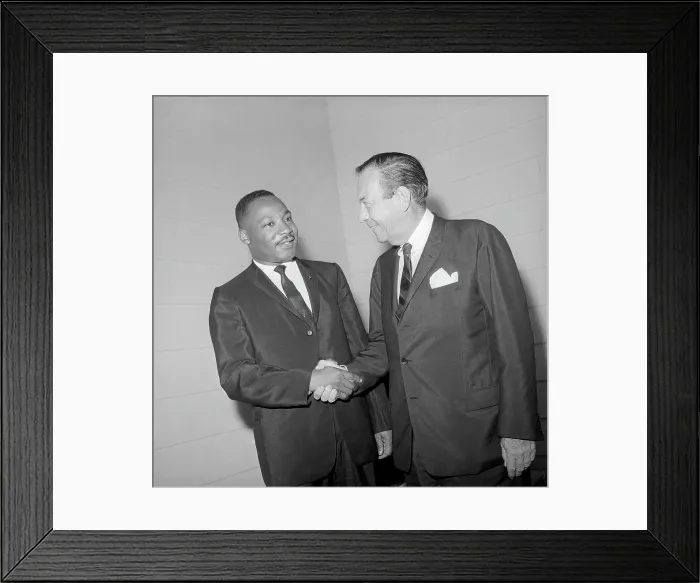 Framed Print : Martin Luther King, Jr. with Robert F. Wagner Framed Print : Martin Luther King, Jr. with Robert F. Wagner