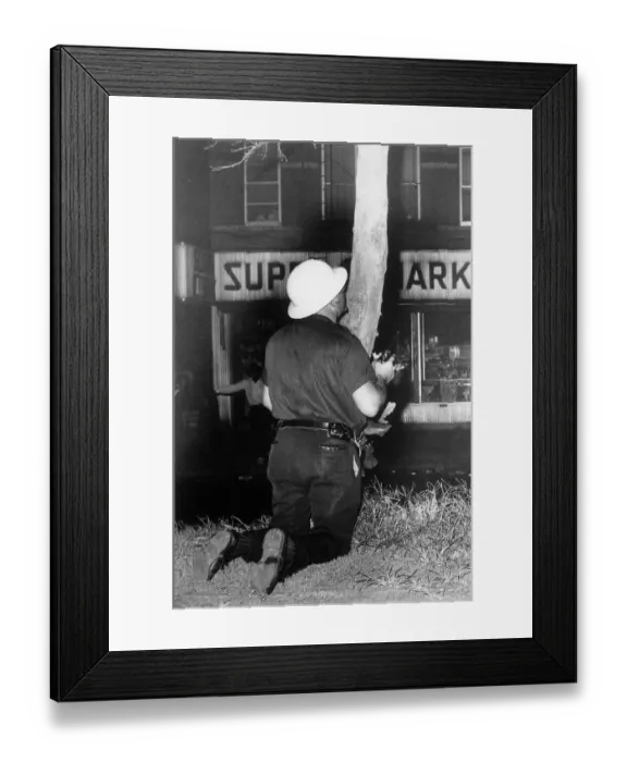 Framed Print : Police at Harlem Riot Framed Print : Police at Harlem Riot