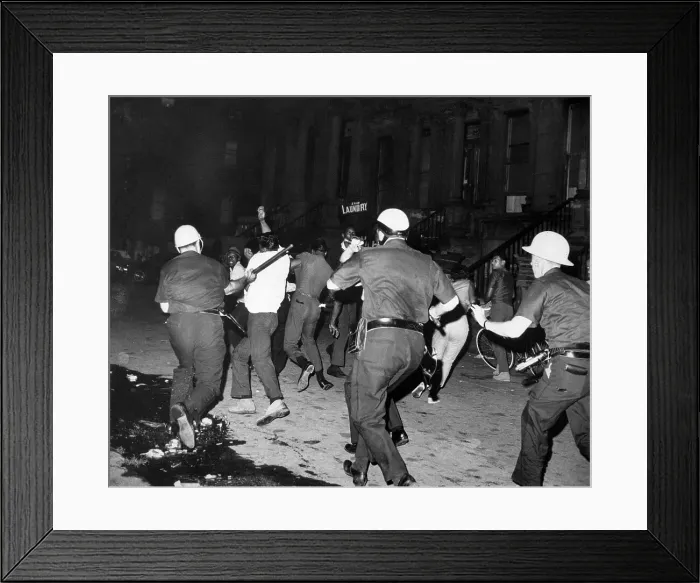 Framed Print : Harlem Riots Framed Print : Harlem Riots