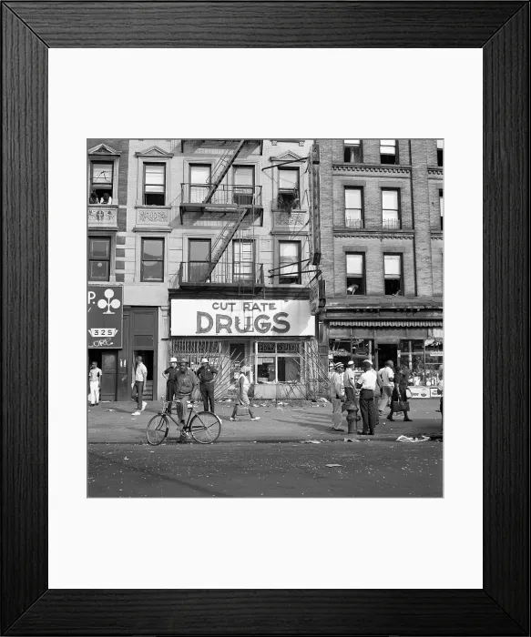 Framed Print : Harlem Riots Framed Print : Harlem Riots