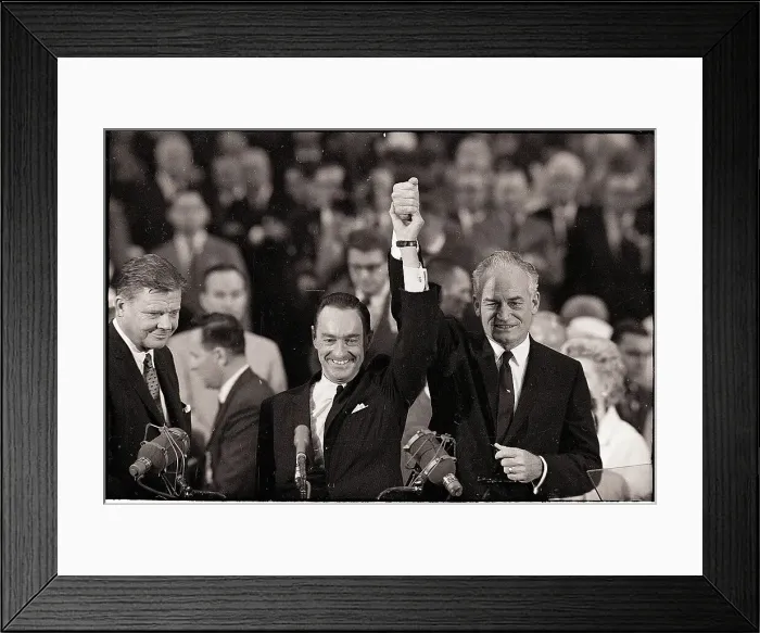 Framed Print : Barry Goldwater and William Miller Framed Print : Barry Goldwater and William Miller