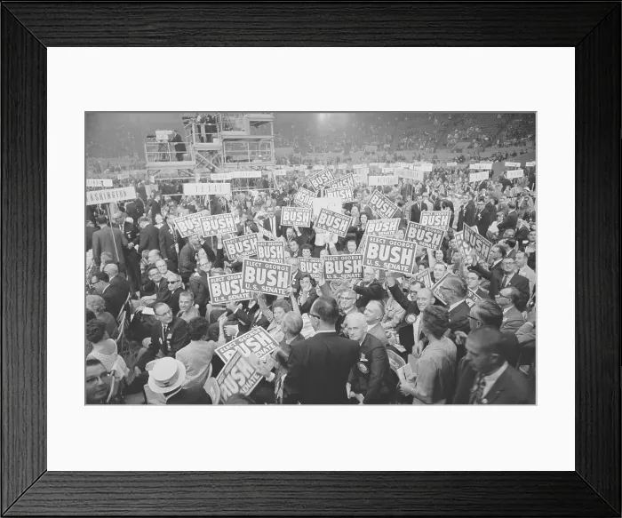 Framed Print : View of Senate Race Rally Framed Print : View of Senate Race Rally