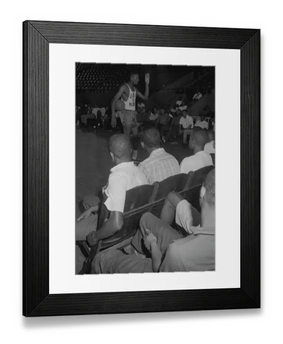 Framed Print : Bill Russell Talking Framed Print : Bill Russell Talking