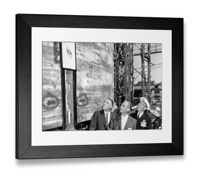 Framed Print : President Johnson's Brand Framed Print : President Johnson's Brand