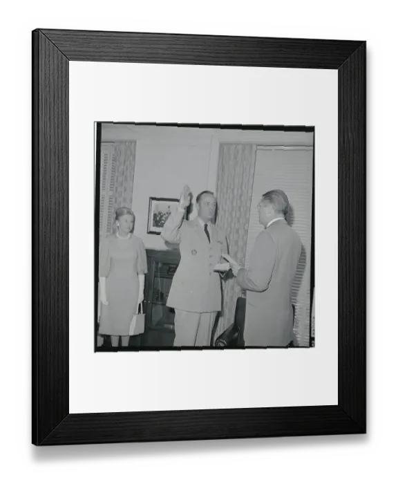 Framed Print : Earl G. Wheeler Being Sworn In Framed Print : Earl G. Wheeler Being Sworn In