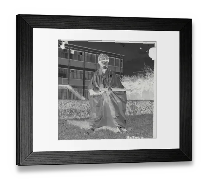 Framed Print : Soldier Dressed in Nuclear Fallout Protection Attire Framed Print : Soldier Dressed in Nuclear Fallout Protection Attire