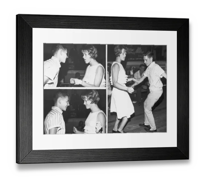 Framed Print : Teens Dance the Luci B Framed Print : Teens Dance the Luci B