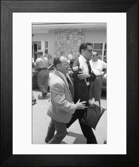 Framed Print : Integrationists Arrested Framed Print : Integrationists Arrested