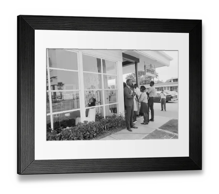 Framed Print : Desegregation Protest In Florida Framed Print : Desegregation Protest In Florida