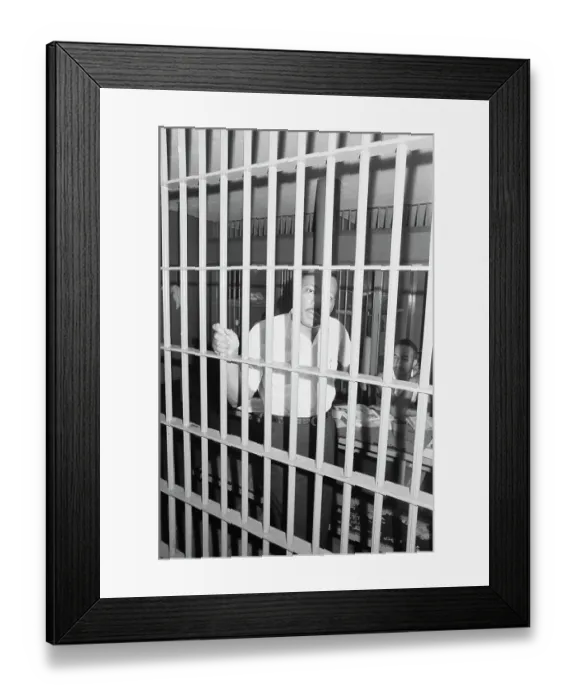 Framed Print : Dr. Martin Luther King, Jr. in Jail Cell Framed Print : Dr. Martin Luther King, Jr. in Jail Cell
