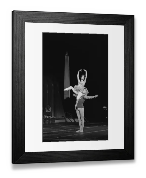 Framed Print : Jacques d'Amboise and Maria Tallchief Dancing Framed Print : Jacques d'Amboise and Maria Tallchief Dancing