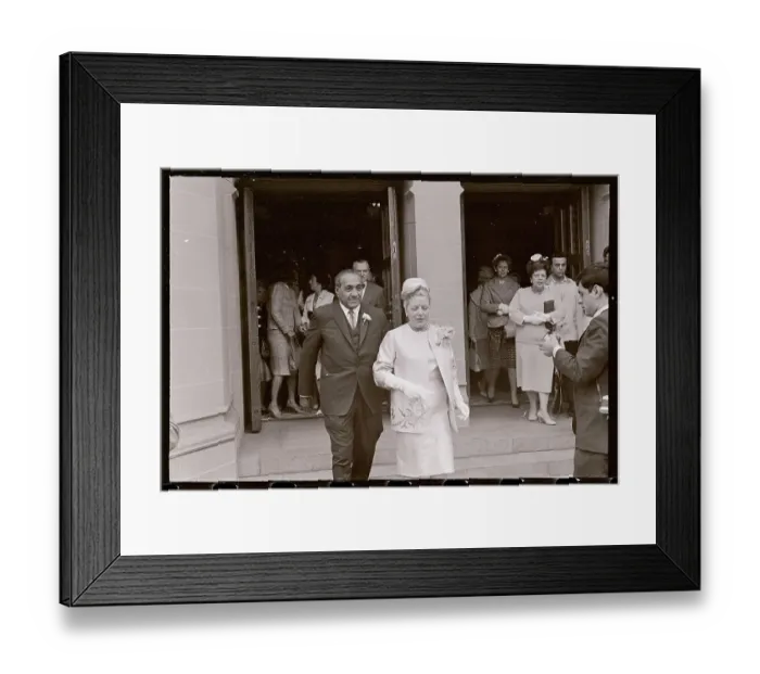 Framed Print : Anthony Arcado and His Wife Framed Print : Anthony Arcado and His Wife
