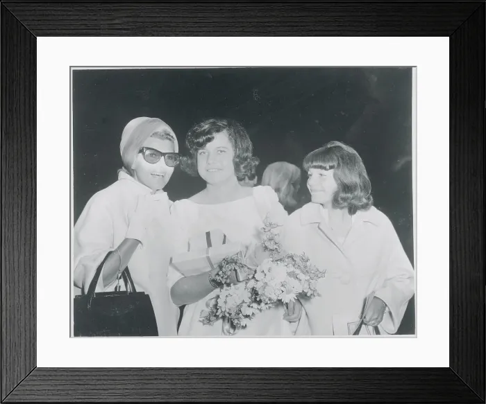 Framed Print : Rita Hayworth and Yasmin Khan Attending Rebecca Wells Graduation Framed Print : Rita Hayworth and Yasmin Khan Attending Rebecca Wells Graduation