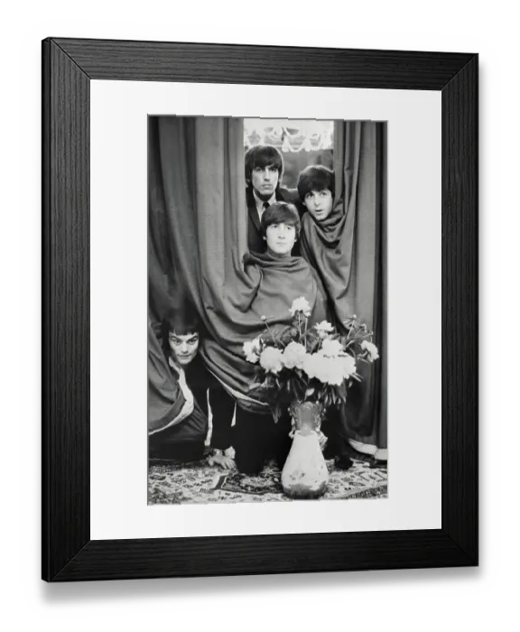 Framed Print : Beatles with Replacement Drummer