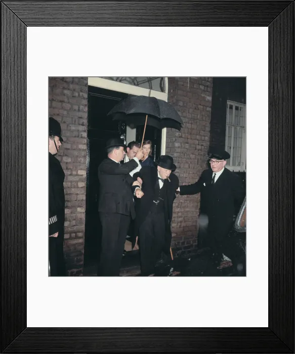 Framed Print : Winston Churchill Leaving Home Framed Print : Winston Churchill Leaving Home