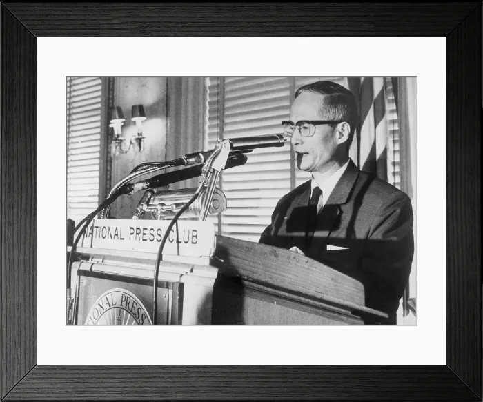 Framed Print : Portrait of Phan Huy Quat