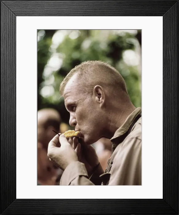 Framed Print : John Glenn Eating Jungle Fruit Framed Print : John Glenn Eating Jungle Fruit