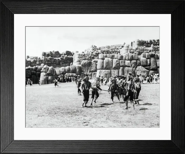 Framed Print : Peruvian Indians Performing Ritual Framed Print : Peruvian Indians Performing Ritual