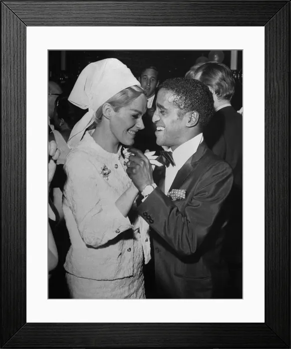 Framed Print : Sammy Davis Jr. and Tammy Grimes Dancing Framed Print : Sammy Davis Jr. and Tammy Grimes Dancing