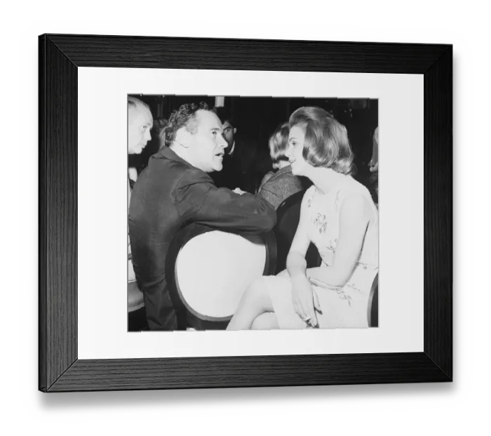 Framed Print : Jack Lemmon and Lee Remick Framed Print : Jack Lemmon and Lee Remick