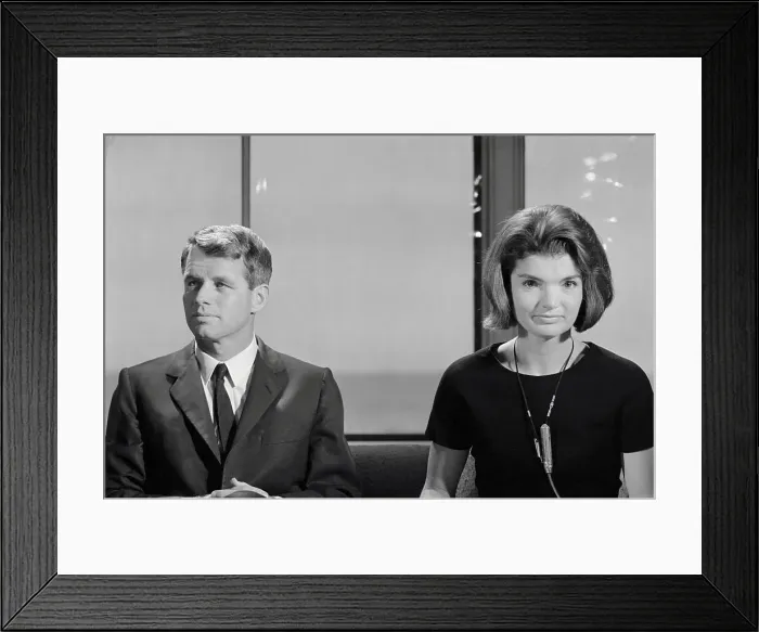 Framed Print : Jacqueline and CBS Staff During Rehearsal Framed Print : Jacqueline and CBS Staff During Rehearsal