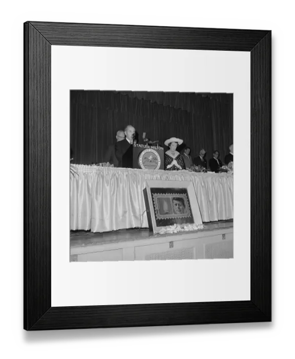 Framed Print : Rose Kennedy Attending Ceremony to Release Stamp of Her Son John F. Kennedy Framed Print : Rose Kennedy Attending Ceremony to Release Stamp of Her Son John F. Kennedy