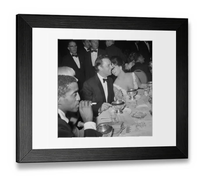 Framed Print : Elizabeth Taylor and Richard Burton at Tony Awards Framed Print : Elizabeth Taylor and Richard Burton at Tony Awards
