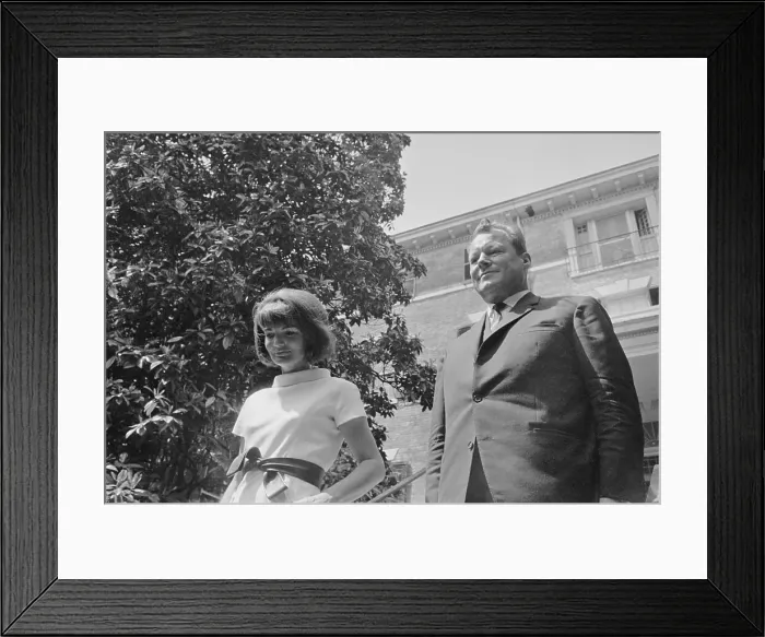 Framed Print : Portrait of Jackie Kennedy Framed Print : Portrait of Jackie Kennedy