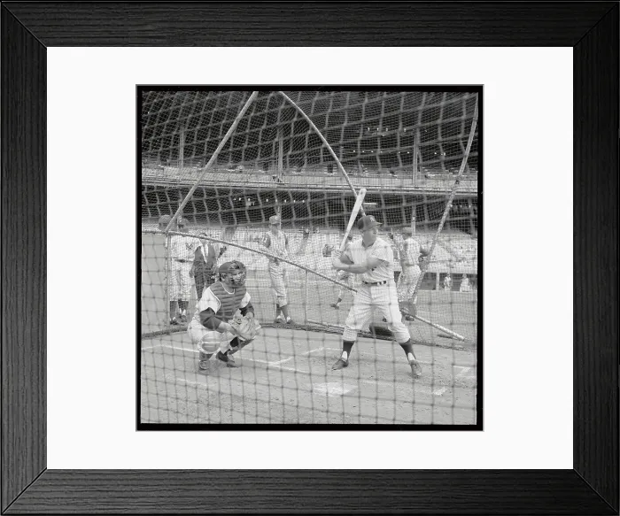 Framed Print : Yogi Berra and Bobby Richardson