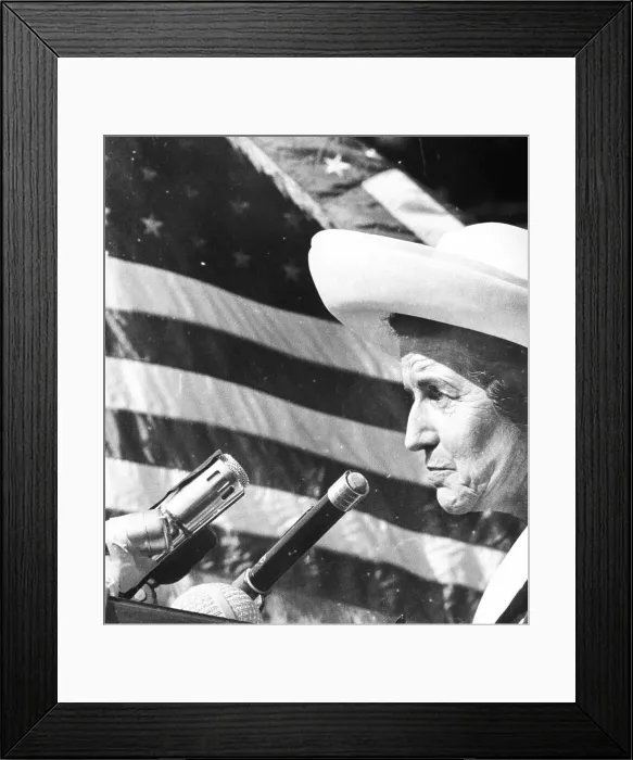 Framed Print : Rose Kennedy in North Carolina Framed Print : Rose Kennedy in North Carolina