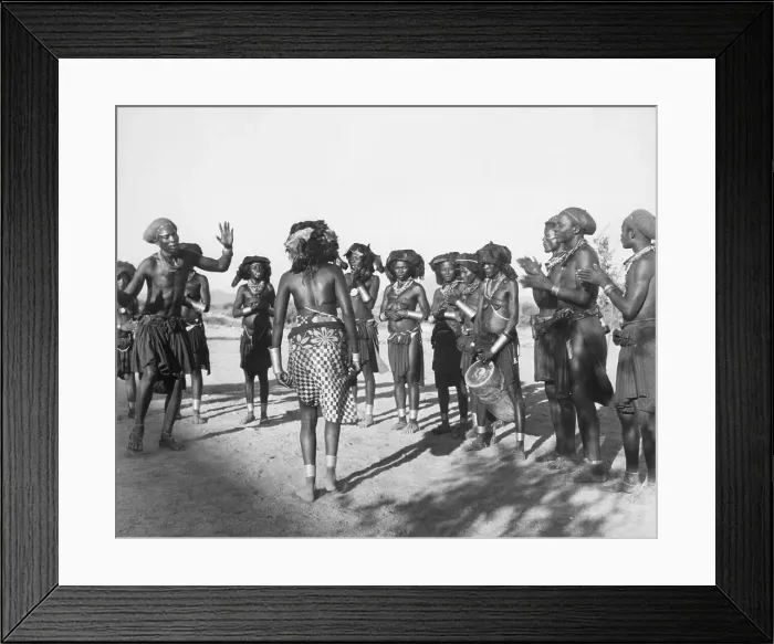 Framed Print : Angloan Tribes In Circle; Dance Framed Print : Angloan Tribes In Circle; Dance