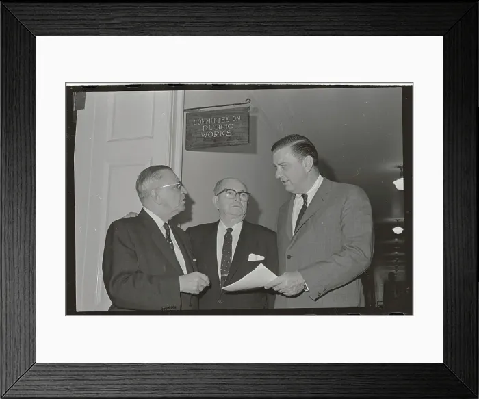 Framed Print : Franklin D. Roosevelt, Jr. Clifford Davis and Charles Buckley Speaking Before Meeting Framed Print : Franklin D. Roosevelt, Jr. Clifford Davis and Charles Buckley Speaking Before Meeting