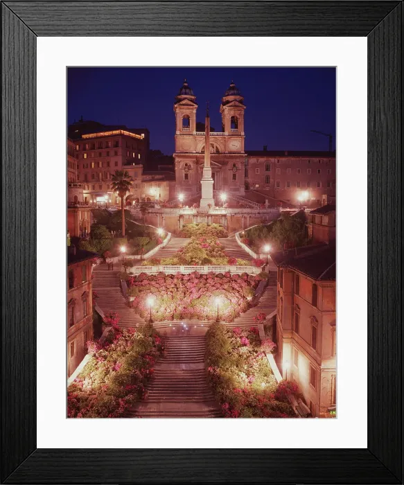 Framed Print : Spanish Steps Framed Print : Spanish Steps