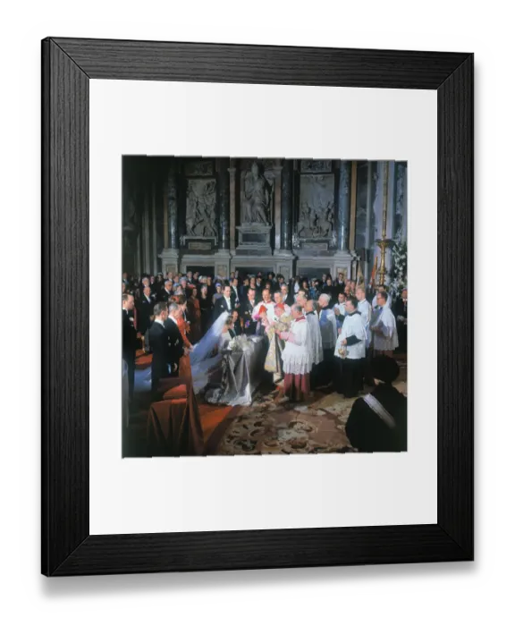 Framed Print : Marriage of Princess Irene and Don Hugo Carlos Framed Print : Marriage of Princess Irene and Don Hugo Carlos
