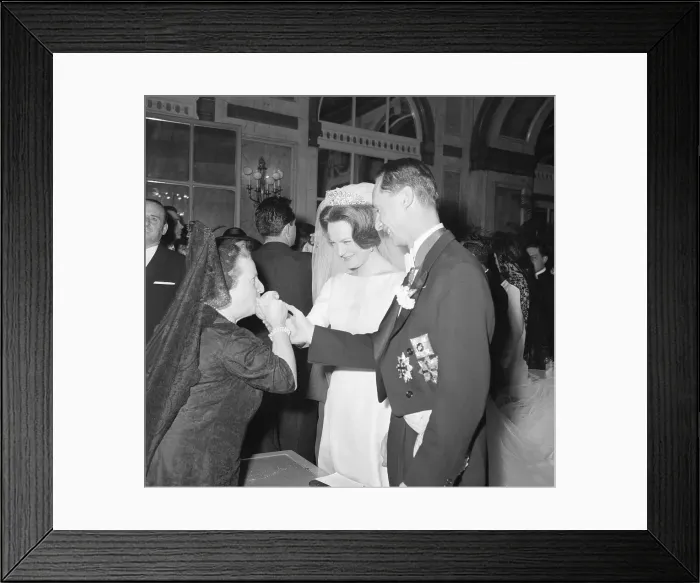 Framed Print : Prince Carlos Hugo de Bourbon-Parma with Princess Irene Framed Print : Prince Carlos Hugo de Bourbon-Parma with Princess Irene