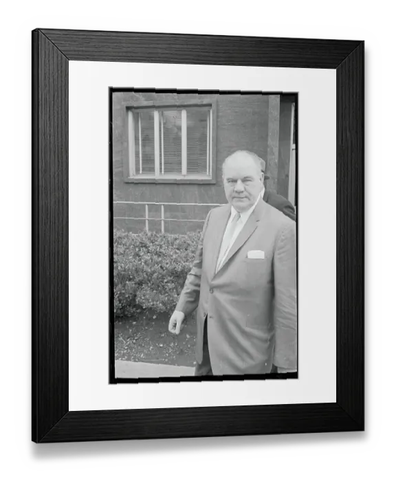 Framed Print : Portrait of Henry F Bell Framed Print : Portrait of Henry F Bell