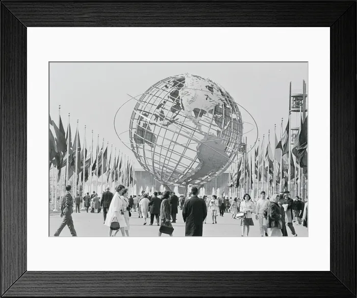 Framed Print : View of Unisphere Framed Print : View of Unisphere