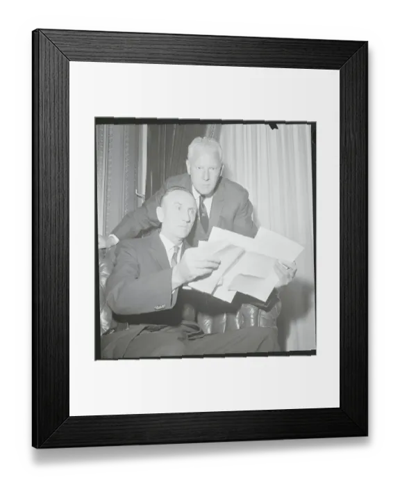 Framed Print : Senator Albert Gore, Standing, with Colleague