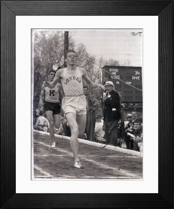 Framed Print : Tom O'Hare Finishing Mile Run Framed Print : Tom O'Hare Finishing Mile Run