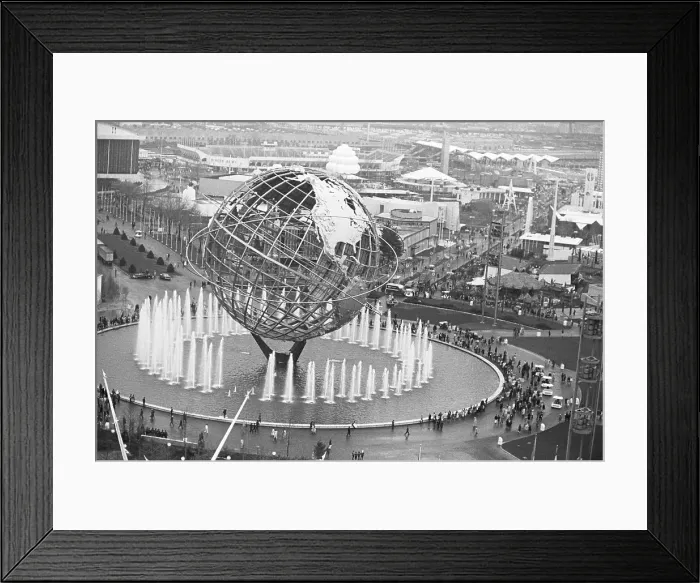 Framed Print : The Unisphere at 1964 World's Fair Framed Print : The Unisphere at 1964 World's Fair