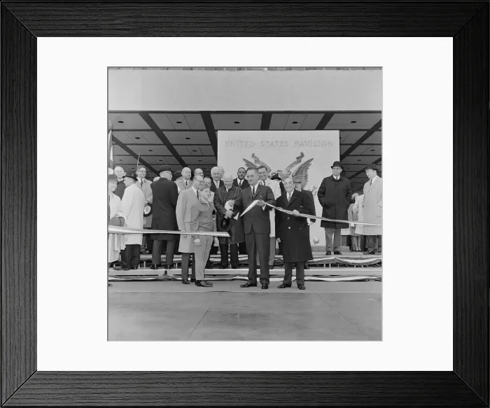 Framed Print : President Lyndon B. Johnson at World Fair Ceremony Framed Print : President Lyndon B. Johnson at World Fair Ceremony