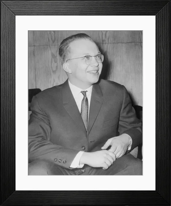 Framed Print : Portrait of Sergei Khrushchev Framed Print : Portrait of Sergei Khrushchev
