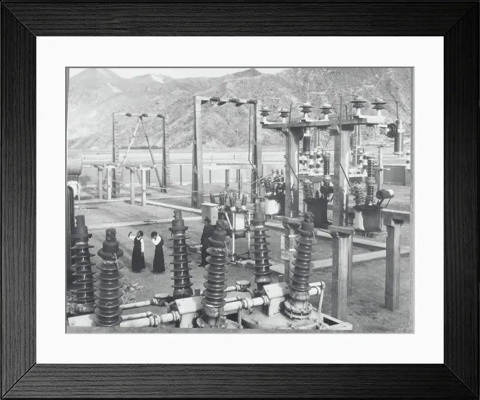 Framed Print : View of Ngajim Hydroelectric Power Plant Framed Print : View of Ngajim Hydroelectric Power Plant