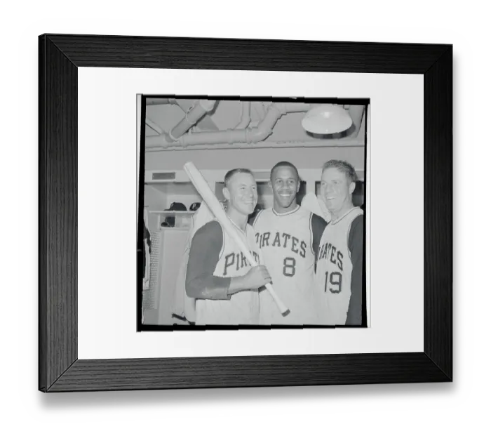 Framed Print : Pittsburgh Pirates After Their Win Framed Print : Pittsburgh Pirates After Their Win