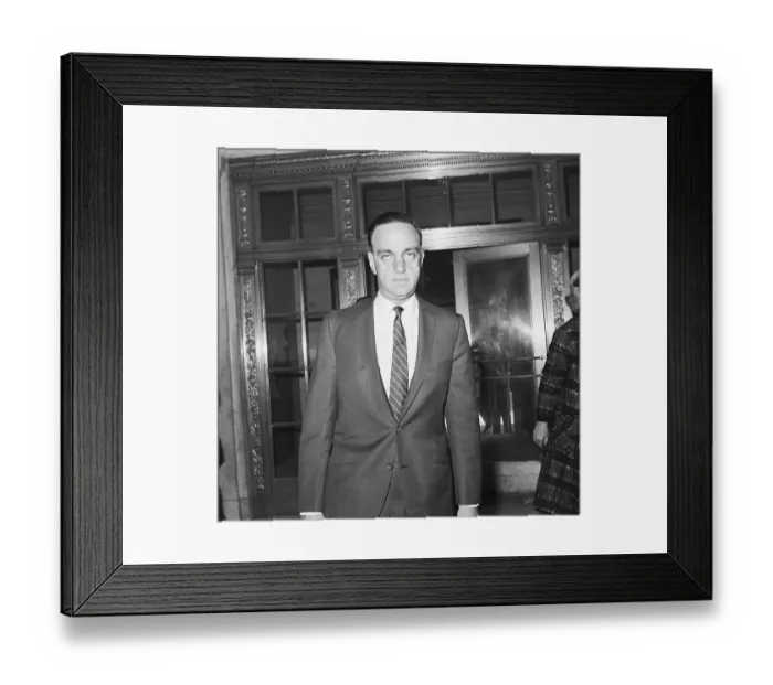Framed Print : Attorney Roy Cohn Appears Glum Framed Print : Attorney Roy Cohn Appears Glum