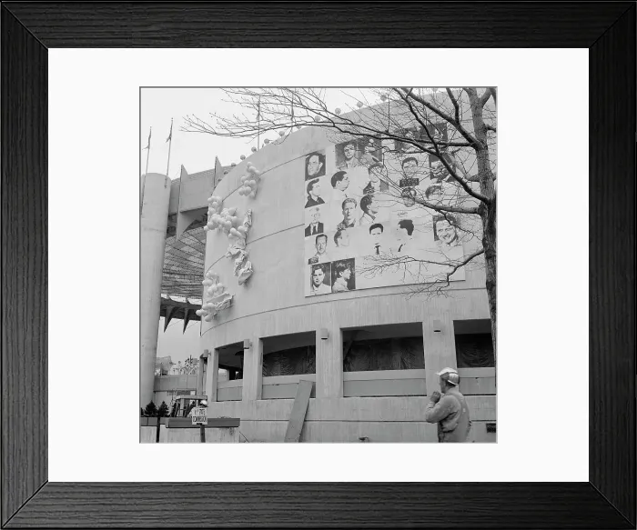 Framed Print : Thirteen Most Wanted Men by Andy Warhol Framed Print : Thirteen Most Wanted Men by Andy Warhol