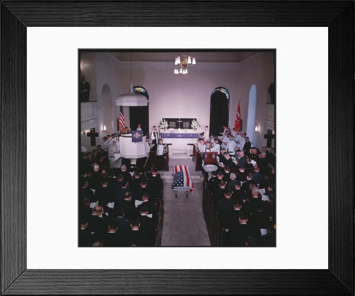 Framed Print : Funeral for General Douglas MacArthur Framed Print : Funeral for General Douglas MacArthur